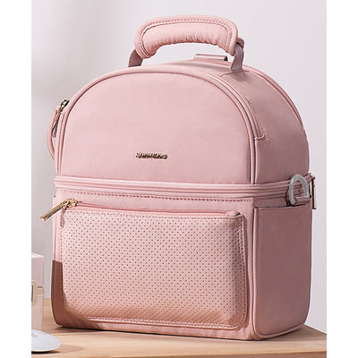 Insulated Lunch Bag with Thermos Box - Pink