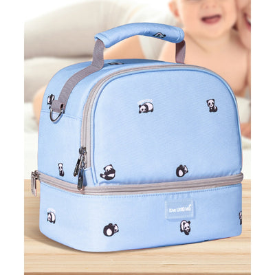 Love Little Me Insulated Bottle/Lunch Bag -Blue