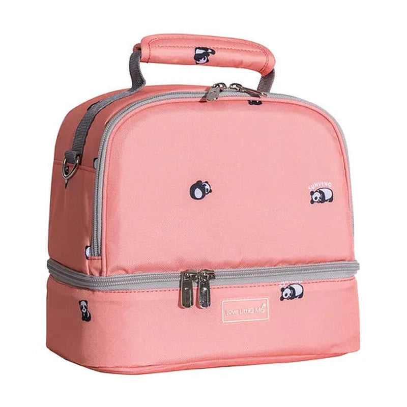 Love Little Me Insulated Bottle/Lunch Bag-Pink