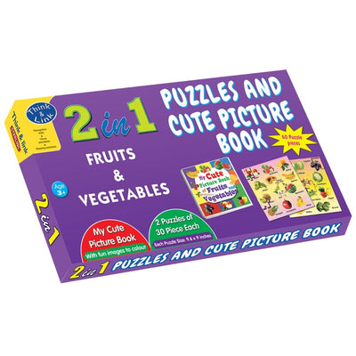 2 in 1  Puzzle - Fruits & Vegetables