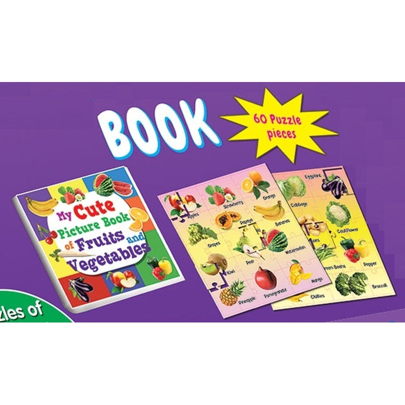 2 in 1  Puzzle - Fruits & Vegetables