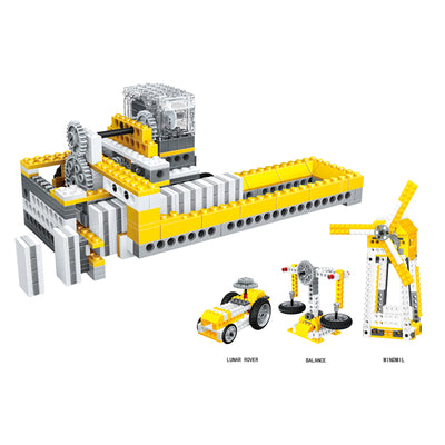 Domino Machinery 4in1 Building Blocks Educational Toy Set (286 Pcs)