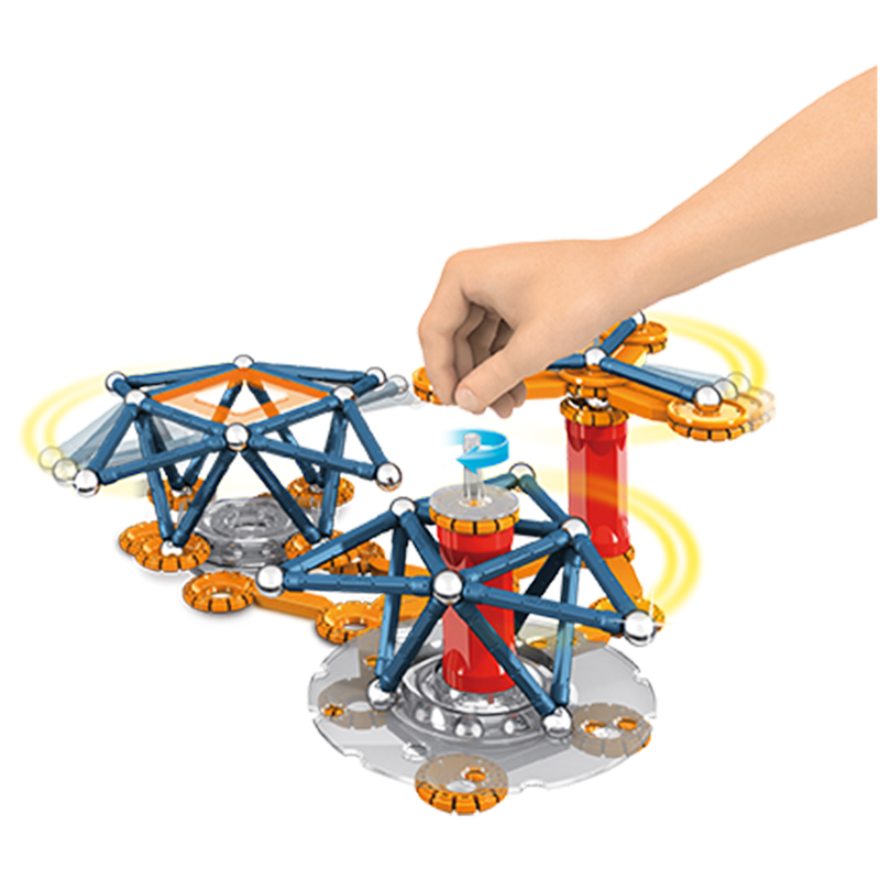 Magnetic Mechanics Construction Toys (146 Pieces)