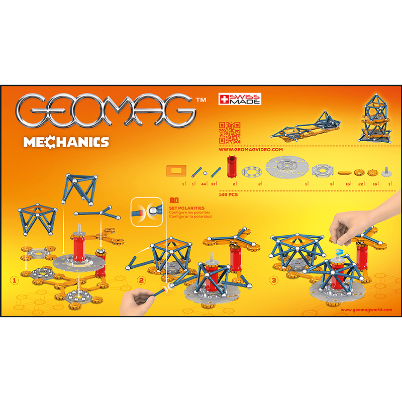 Magnetic Mechanics Construction Toys (146 Pieces)