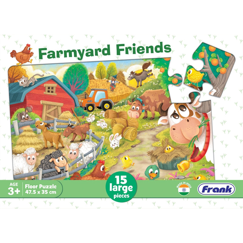 Farmyard Friends - 15 Pieces Floor Puzzle