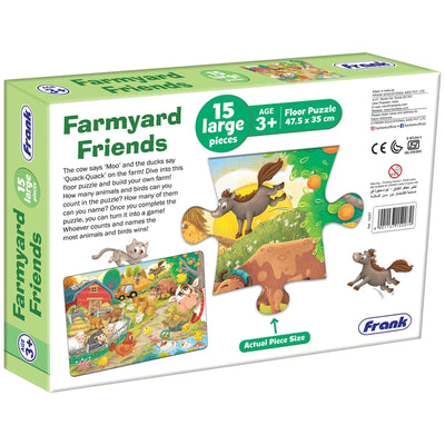 Farmyard Friends - 15 Pieces Floor Puzzle