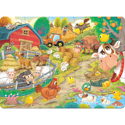 Farmyard Friends - 15 Pieces Floor Puzzle