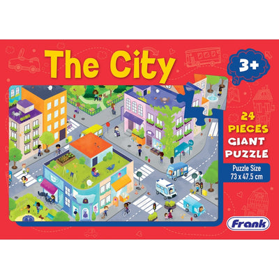 The City - 24 Pieces Giant Floor Puzzle