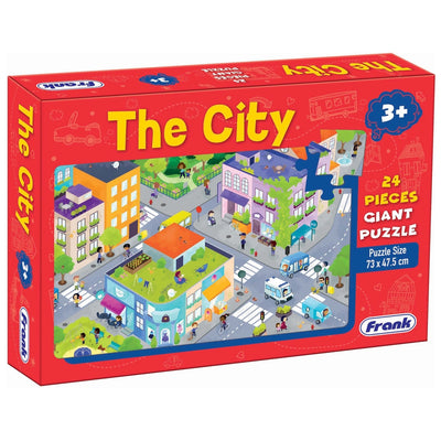 The City - 24 Pieces Giant Floor Puzzle