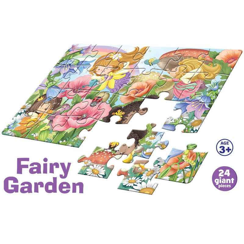 Fairy Garden - 24 Pieces Giant Floor Puzzle