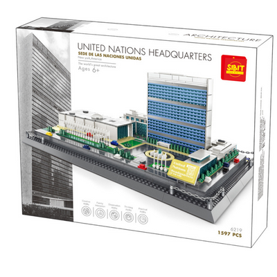 The  United Nations Headquarter Building Blocks Toy Set (1597 Pieces)