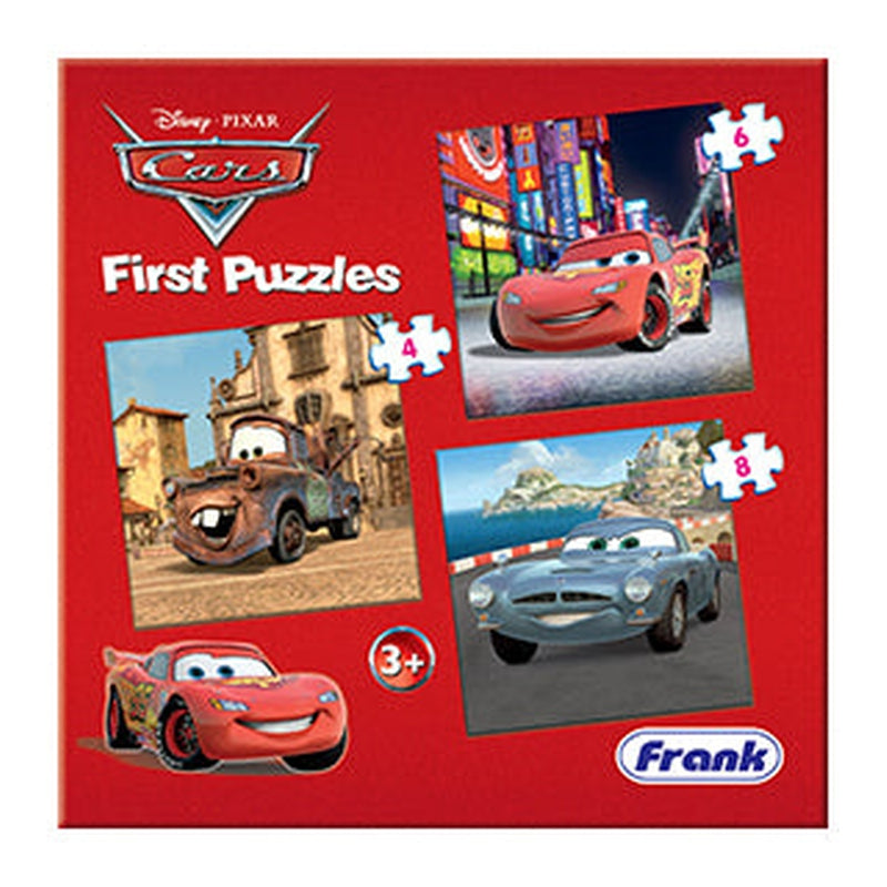 Cars - A Set of 3 First Puzzles - 4, 6 & 8 Pieces