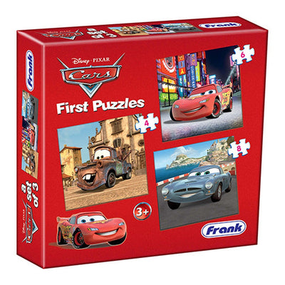 Cars - A Set of 3 First Puzzles - 4, 6 & 8 Pieces