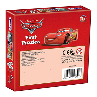 Cars - A Set of 3 First Puzzles - 4, 6 & 8 Pieces