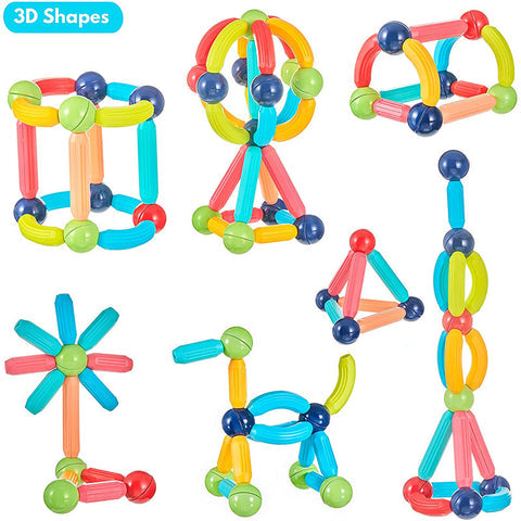 Magnetic Sticks Building Blocks Learning Toy