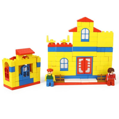 Kinder Blocks Country House PVC Bag (Building Blocks Set) – 121 Pieces