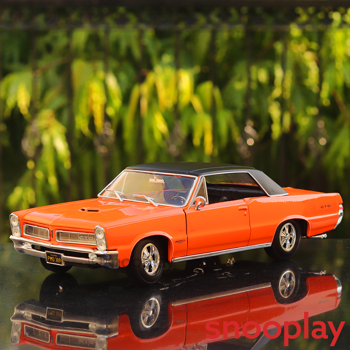 Licensed 1965 Pontiac GTO Diecast Car Model (1:18 Scale)