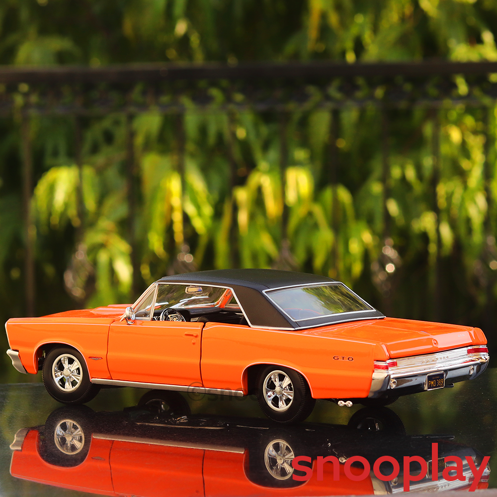 Licensed 1965 Pontiac GTO Diecast Car Model (1:18 Scale)