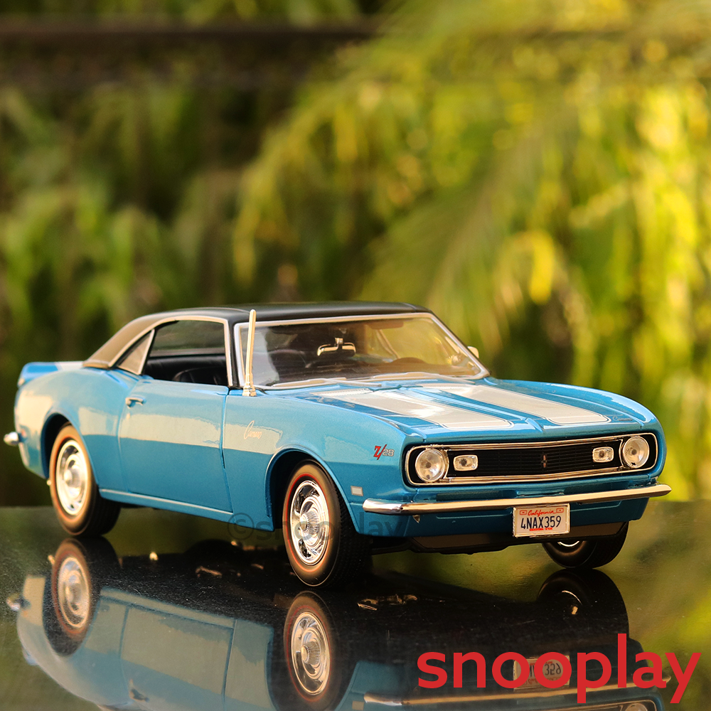 Licensed Diecast 1968 Chevrolet Camaro Car Scale Model 1:18