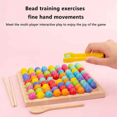 Wooden Board Beads Game