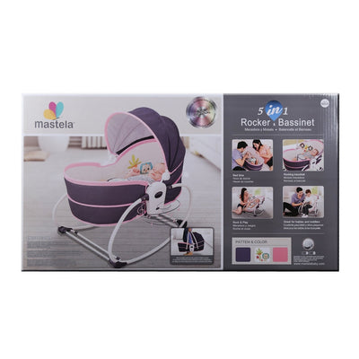 5 in1 Rocker & Bassinet - Pink