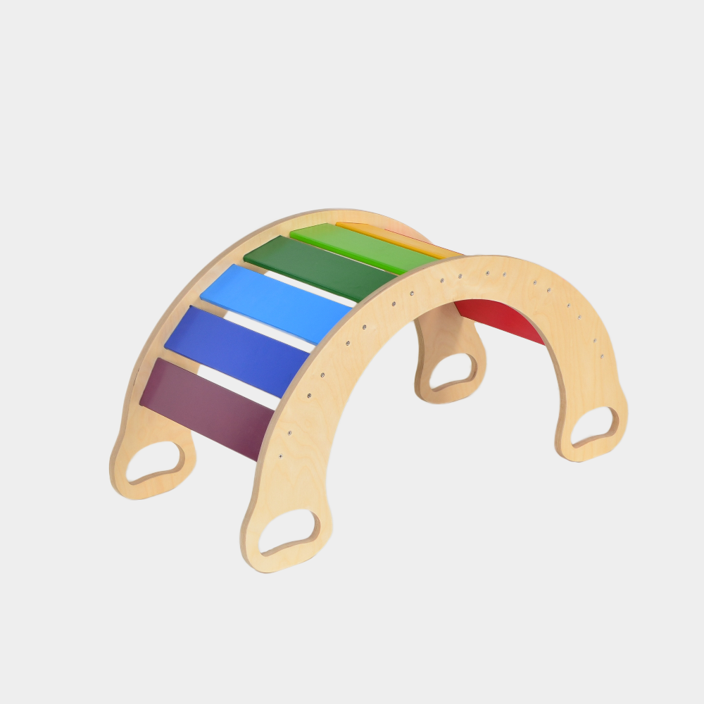 Small Rainbow Rocker Balance Board