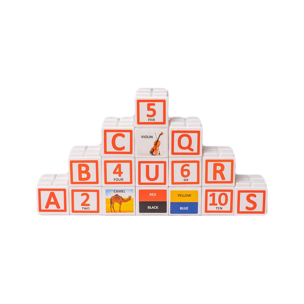 Apple Block Alphabet and Numbers