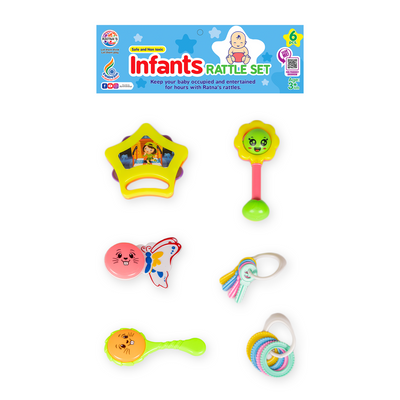 Infants Rattle Set (6 Pieces)