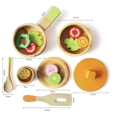 Little Chef Wooden Cooking Set