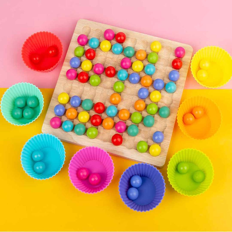 Wooden Board Beads Game