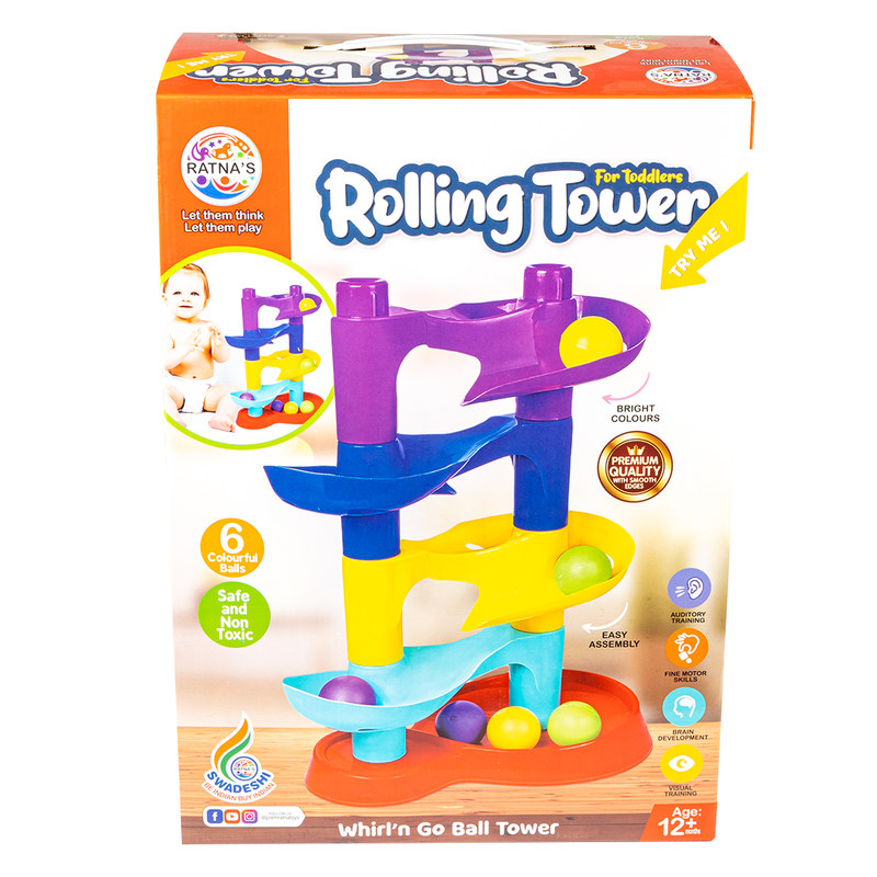 Rolling Tower - Montessori Toy