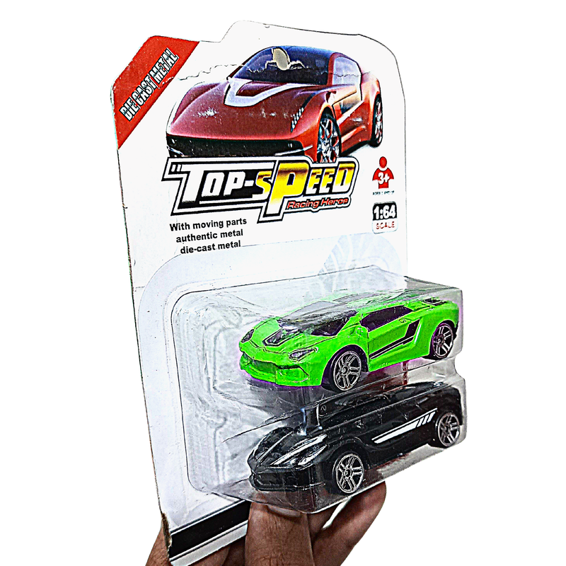 Mini Diecast Small Car Set - (2 Die Cast Toy)