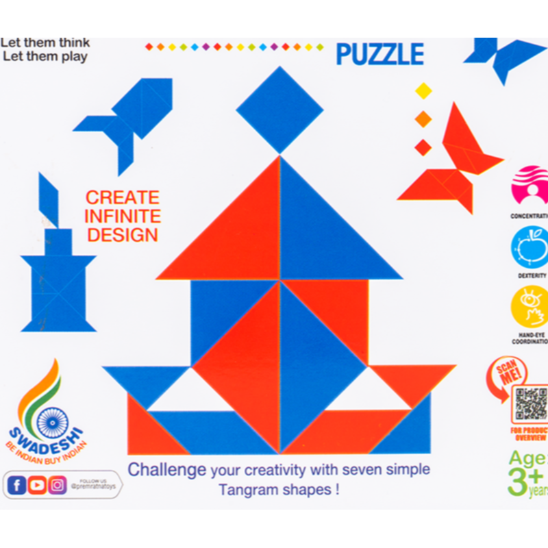 Twin Tangram Puzzle