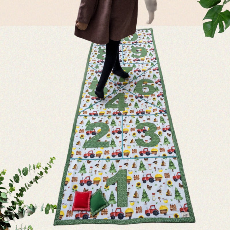 Farm Hopscotch Mat (2-10 Years)