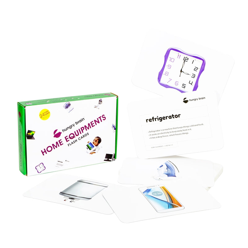 Educational - Home Equipments Flash Cards for Kids Early Learning