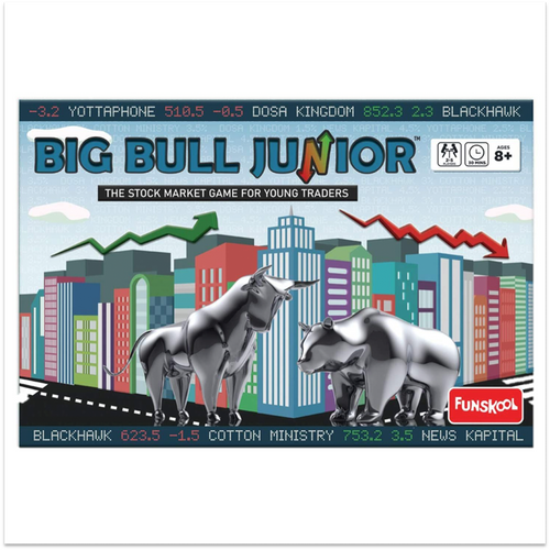 Big Bull Junior - Stock Market Strategy Game (10 Years till Grown Ups)
