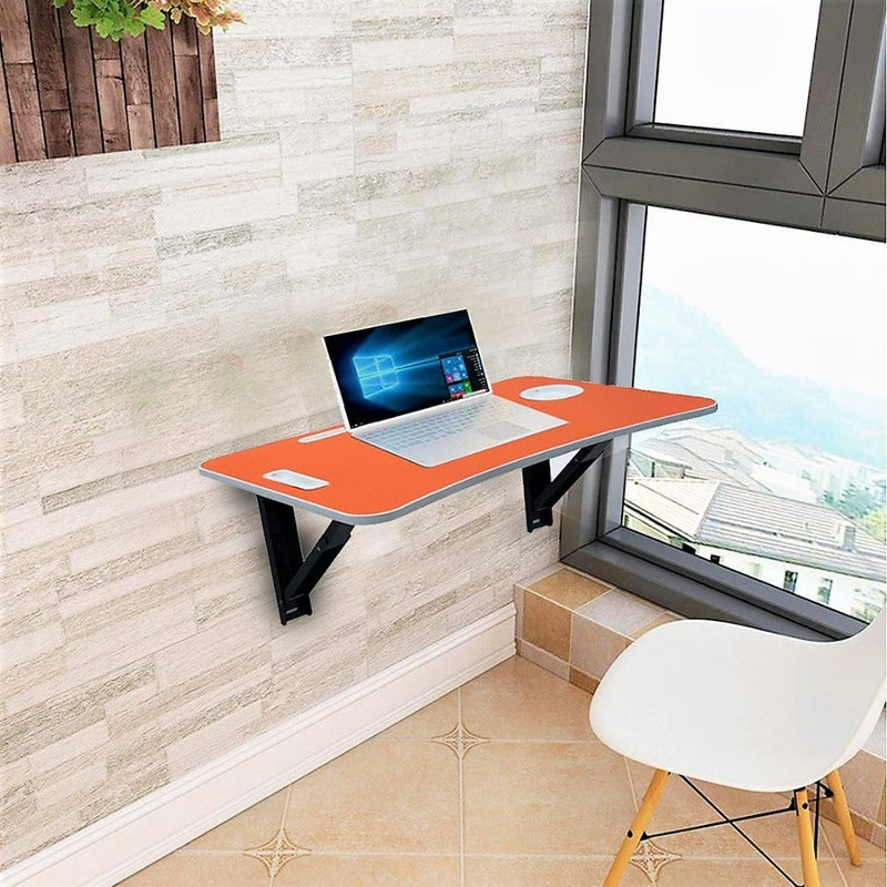 Wall Mounted Study Table With Cup & Mobile/Tablets Holders