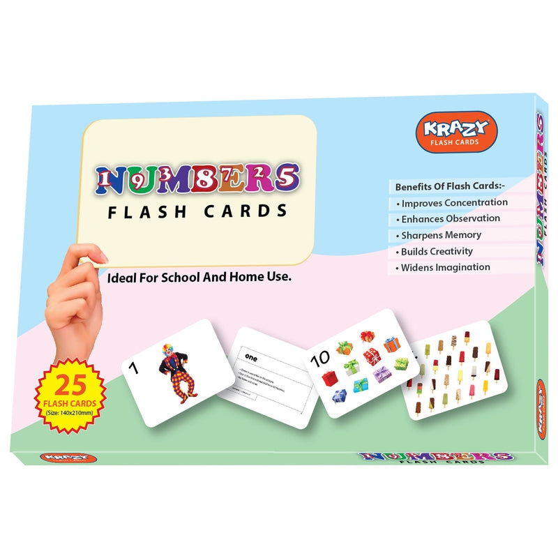 Numbers Education Flash Card for Kids