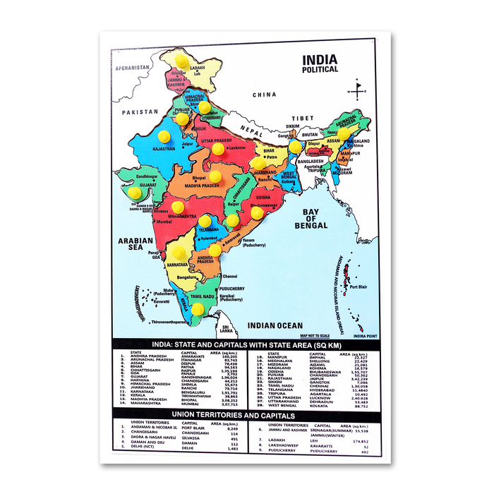 Wooden India Map Puzzle