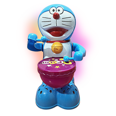 Doraemon Beat Drummer Toy for Kids | Flashing Lights | Rotation Movement Song & Music Toy