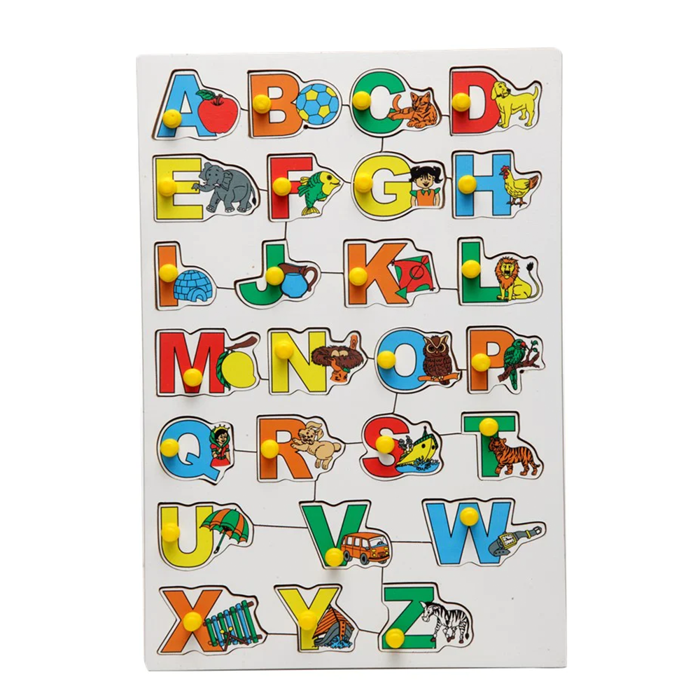 Wooden Alphabet Puzzle for Kids