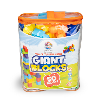 Giant Blocks (50 Pcs) - Building Block Set