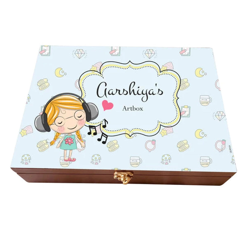 1 Wooden Artbox - Personalised (COD Not Available)