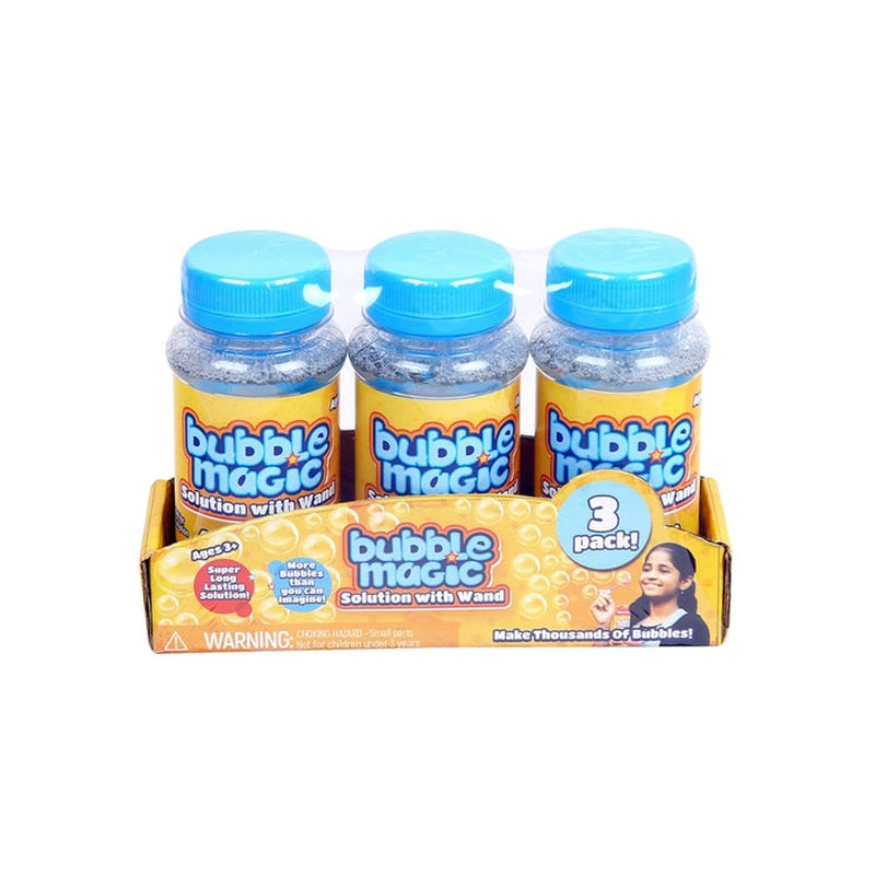 Bubble Magic 118 ML Solution with wand 3 Pack