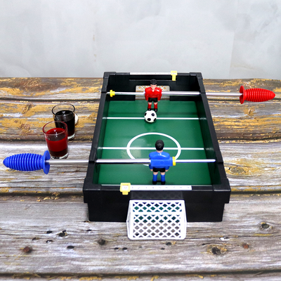 Party Drinking Foosball Game with Shot Glasses