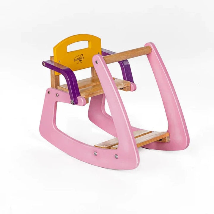 Sleigh Rocker & Wooden Chair - Small (9 Months - 2 Years)