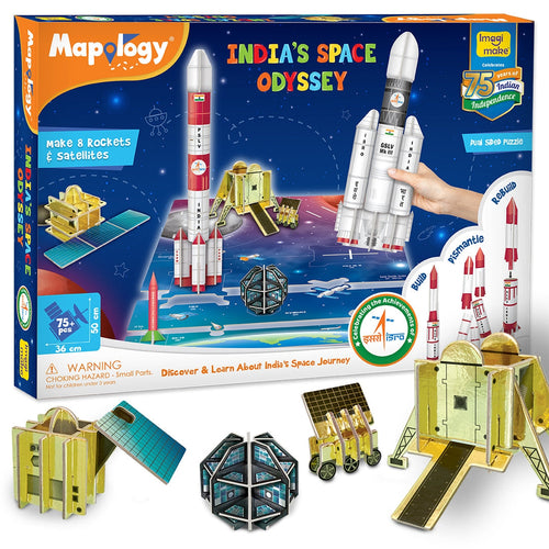 Imagimake Mapology Offer - India's Space Odyssey & Monuments of India 3D Puzzle