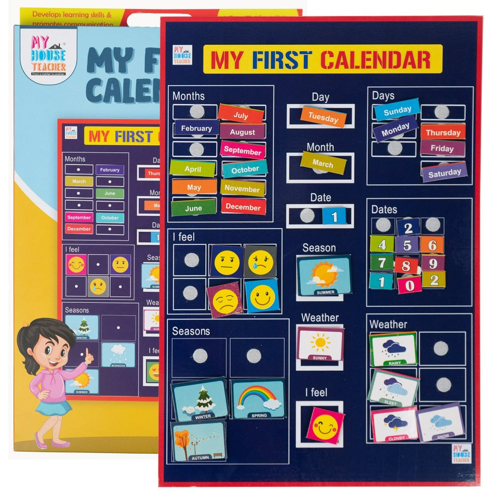 My First Calendar - Daily Routine Activity Board (3-7 Years)