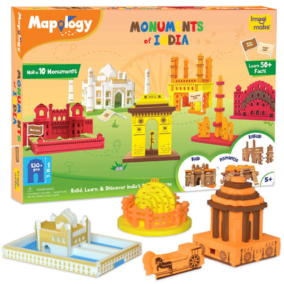 Mapology Monuments of India (130+ Pieces Model Making)