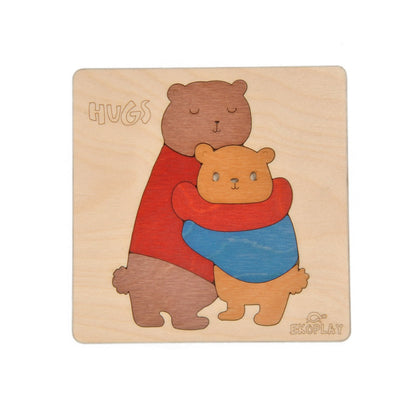 Hugs Bear - Wooden Puzzle